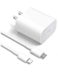 Cargador Apple Usb C 20w + Cable Usb C A Lightning