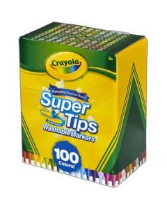 Plumones Con 100 Colores Lavables Crayola 585100 CST - Multicolor