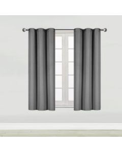 Cortina Blackout Bloqueo de Luz 106 x 160 cm 2 piezasGRIS