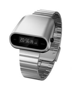 Reloj Digital Nu Nordic Watch-E Multifunciones Acero Inoxidable Plata