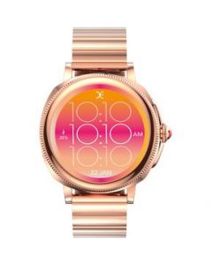 Smartwatch Cloe C1 Para Dama Con Correa De Acero Inoxidable Oro Rosa