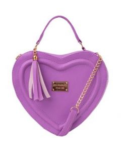 Bolsa De Mujer Fana Corazón Color Lavanda Fashions