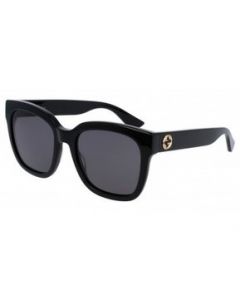 Lentes de sol Gucci GG0034S 001 Square Shape Black Gold - M