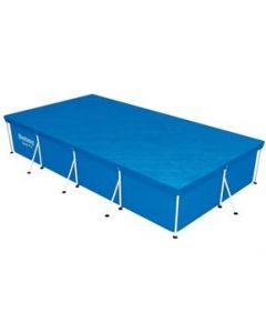 Alberca Rectangular con Cubierta Bestway Steel Pro 40980042804 - Azul