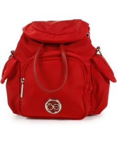 Mochila Cloe para Mujer Mini Nylon Dos en Uno Rojo - EXTRACHICA