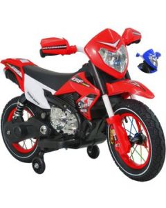 Motocicleta Montable Electrica Roja