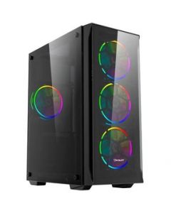 Gabinete Gamer Atx Ocelot Ogec01 Panel De Cristal Templado