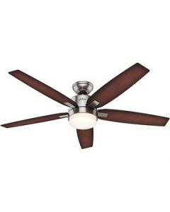 Ventilador de Techo Hunter Windemere 54pulgadas - Níquel