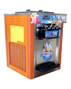 Maquina Helado Suave Yogurt Nieve Comercial Helados 1800w - Naranja