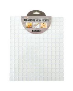 Alfombrilla Rectangular Transparente Para Platos Y Vasos - Blanco