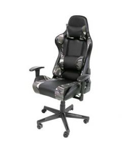 Silla Gamer Camuflaje Audiotek Gaming Videojuegos Reclinable Comoda Marron - Camuflaje