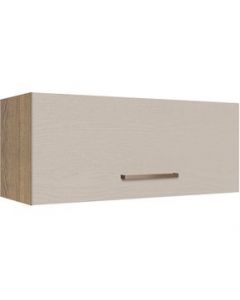 Alacena 80 cm 1 Puerta Basculante Marrón/Crema Agata Madesa - Marron/Crema