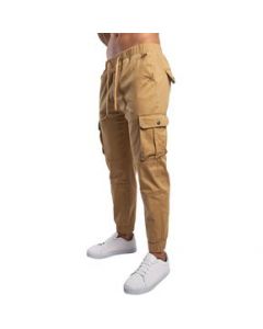 Pantalones Cargo Para Hombre De Gabardina Stretch - CH