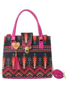 Bolsa Yute Para Mujer Fana Polonia Color Buganvilia Premium