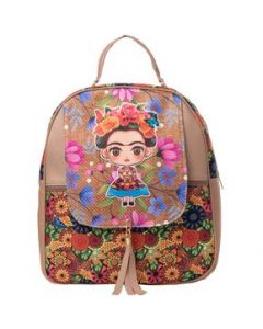 Mochila Yute Para Mujer Fana Selma Color Maquillaje Refinada