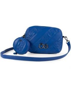 Bolsa Crossbody Cloe para Mujer con Monedero Azul Eléctrico - MEDIANA