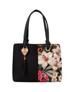 Bolsa Yute De Mujer Fana Palmira Color Negro Se Única