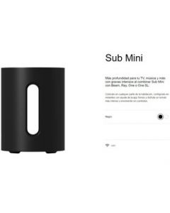 Mini Subwoofer Inalámbrico Sonos Sub Mini-Nergro