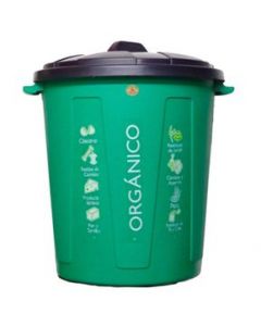 Cesto, Prácti Bote De Basura 80 Lts Verde Código Orgánico - verde