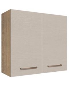 Alacena 70 cm 2 Puertas Marrón/Crema Agata Madesa - Marron/Crema