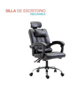 Silla de Escritorio Ergonomica con Descansabrazos Reclinable