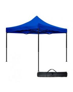 Carpa Toldo 3x3 Plegable Con Maletin Impermeable 600d Azul