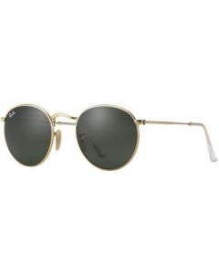 Lentes Ray Ban Rb3447 001 Round Metal Negro G-15 Dorado - MEDIANA