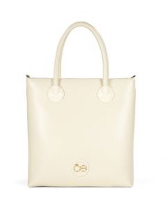 Bolsa Tote Cloe para Mujer Mediano Beige - MEDIANA