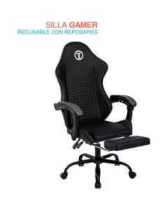 Silla Gamer con Reposapies Ergonomica Alta Calidad Ajustable