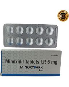 Minoxidil 5mg 30 Tabletas Minoxypark