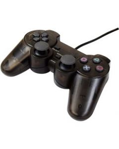 Control Alambrico Compatible con PS2/PS1 BK