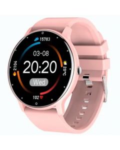 Reloj Inteligente Impermeable Bluetooth 1.28 Zl02 Color Rosa smart