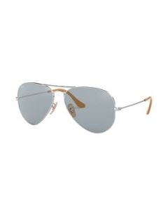 Lentes Ray Ban Rb3025 9065I5 Aviator EVOLVE Plata - MEDIANA