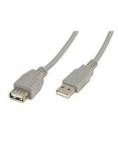 MANHATTAN - CABLE USB EXTENSION 4.5M, GRIS