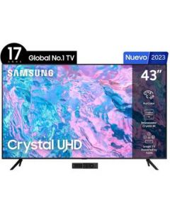 Smart TV LED Samsung 43 Ultra HD 4K UN43CU7000FXZX