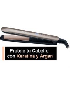 Plancha Alaciadora Cabello Therapy Keratina Argan Remington S8599