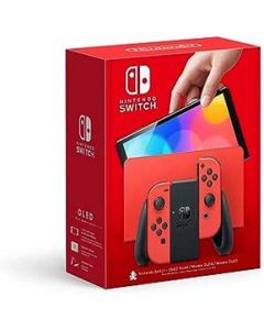 Consola Nintendo Switch OLED Edicion Mario Rojo - ROSA