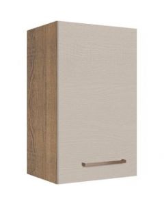 Alacena 40 cm 1 Puerta Marrón/Crema Agata Madesa - Marron/Crema