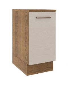 Mueble de Cocina 35 cm 1 Puerta Marrón/Crema Agata Madesa - Marron/Crema