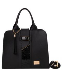 Bolsa De Mujer Fana Malú Color Negro Premium