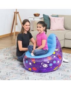 Sillon Inflable Infantil Bestway Puff Diseño Astro Led