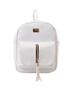 Mochila De Mujer Fana Nadira Color Blanco Linda