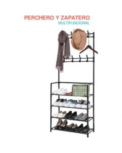 Perchero Resistente Estante Organizador Ropa Zapatera Rack