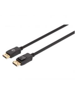 MANHATTAN - CABLE DISPLAYPORT V1.4 M-M 2.0M NEGRO 8K60HZ