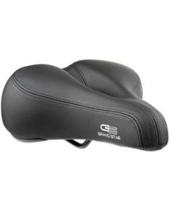 Asiento Sillin Para Bicicleta Urbana Prostatico Negro - M