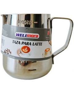 Jarra De Acero Inoxidable De 350 ML Para Leche/Café - Plateado