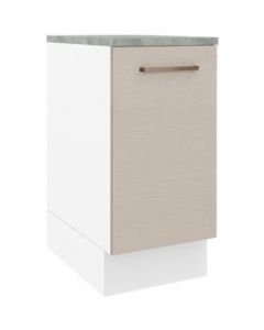 Mueble de Cocina 35 cm 1 Puerta Blanco/Crema Agata Madesa - Blanco/Crema