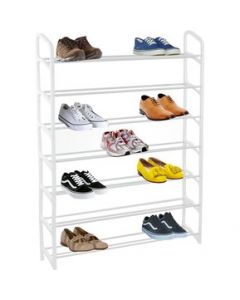 Organizador Zapatera 7 Niveles Hasta 21 Pares de Zapatos - Blanco