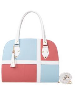 Bolsa Para Mujer Fana Ilma Color Rosa /Azul Refinada