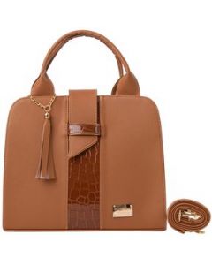 Bolsa Para Mujer Fana Malú Color Camel Juvenil